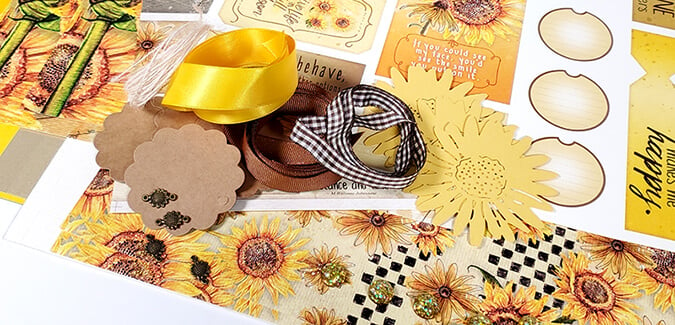 Sunflowers Page Kit - A doubly special release!