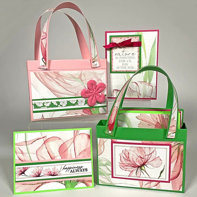 Transform Petals Remix into tote-tally awesome cards.