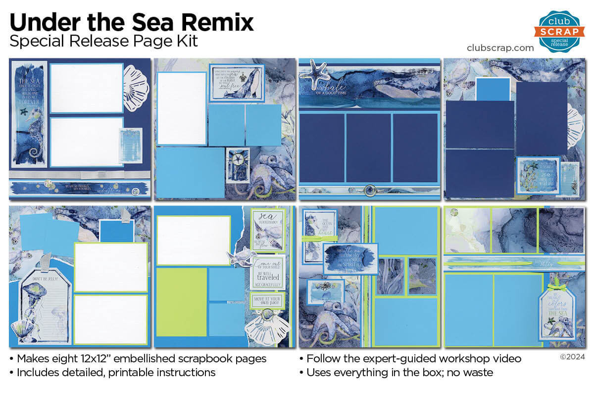 Under the Sea Remix Page Kit