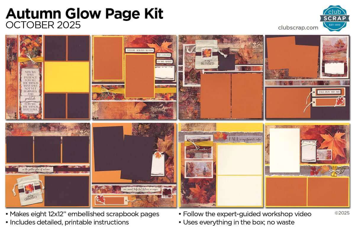 Autumn Glow Page Kit
