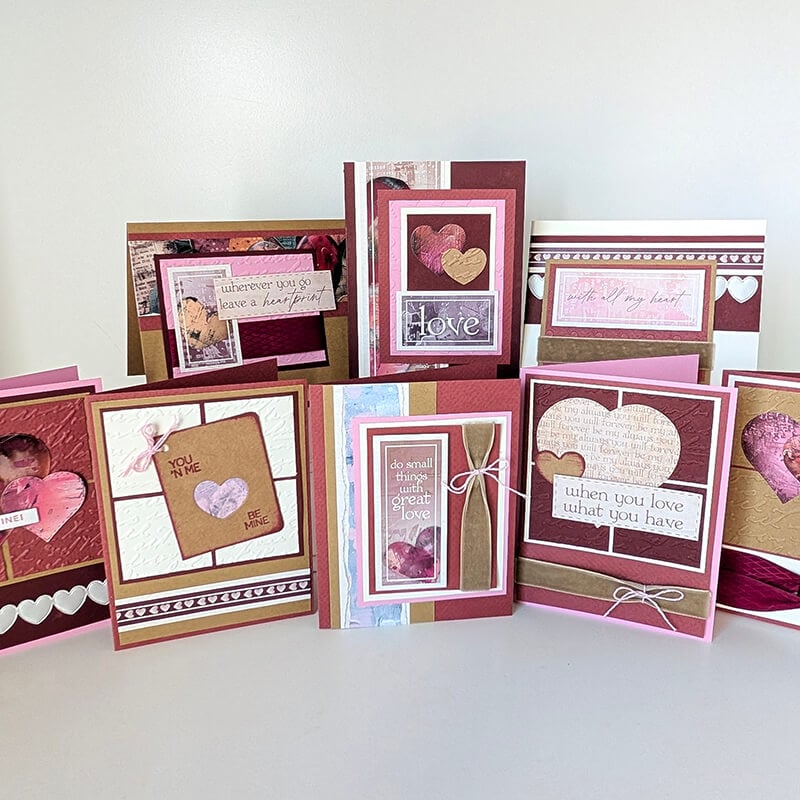 Make Heartstrings cards with Deluxe Card Formula #15