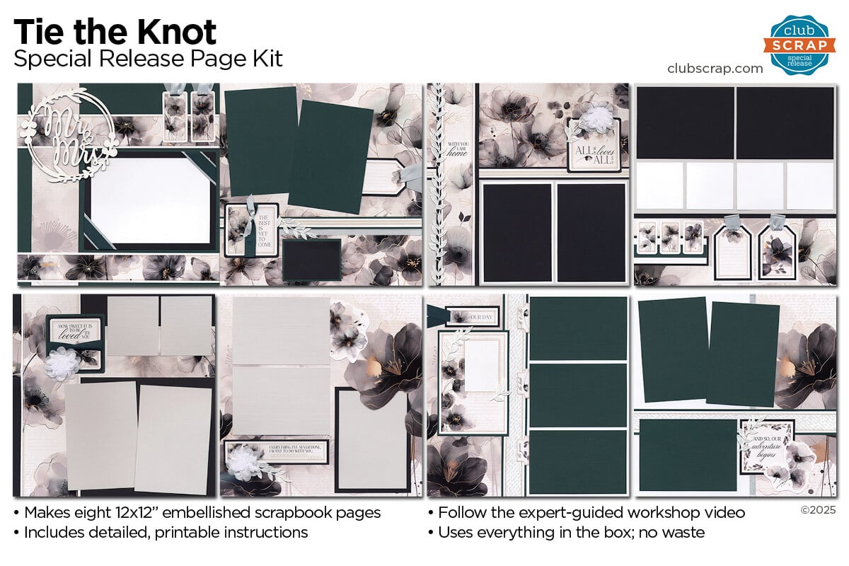 Tie the Knot Special Release Page Kit