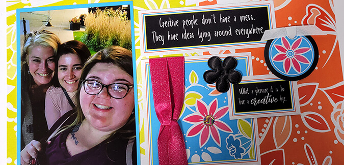 Whimsy Page Kit - Lively layouts for your scrapbook.