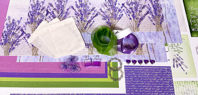 Lavender Fields Remix - Fill your pages with beautiful blooms.