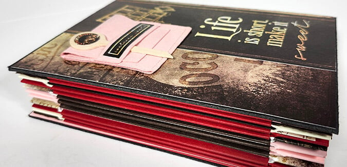 Make a sweet Chocolate Accordion Hinge Book for gifting.