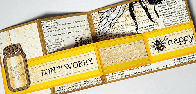 Make Let It Bee Remix cards with Club Scrap card formulas.