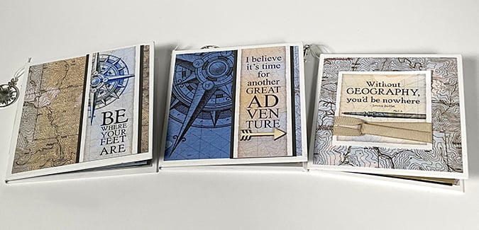 Make a trio of mini books with Literature Folders.