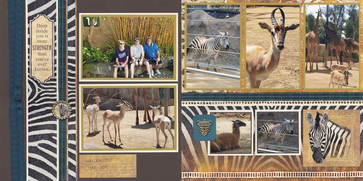 Gone Wild Remix Layouts - Perfect for your zoo crew.
