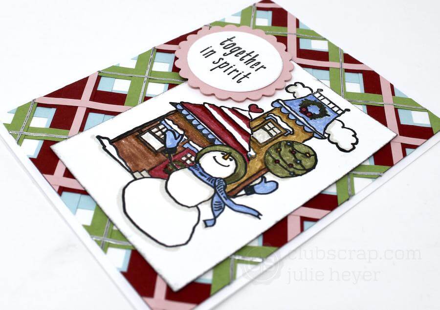 Stamped Scenery - A Christmas In The Neighborhood Card Part Two