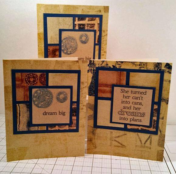Assembly Line Card Making Upcycle