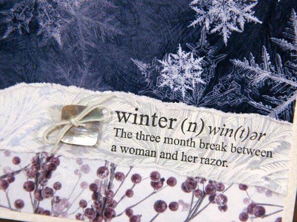 Shades of Winter Club Stamp Cards