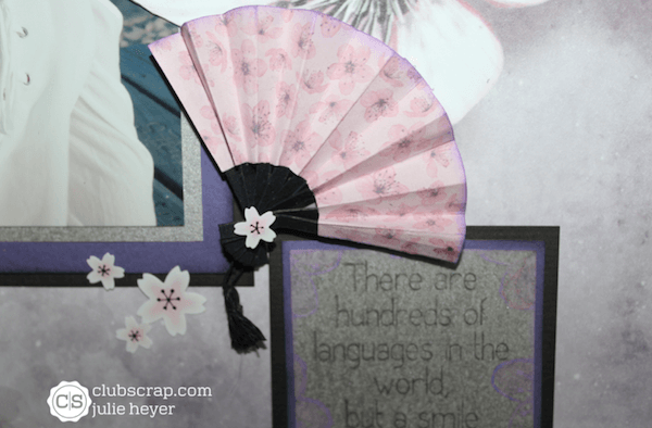 Paper Fan Tutorial with Cherry Blossoms Digital Hybrid