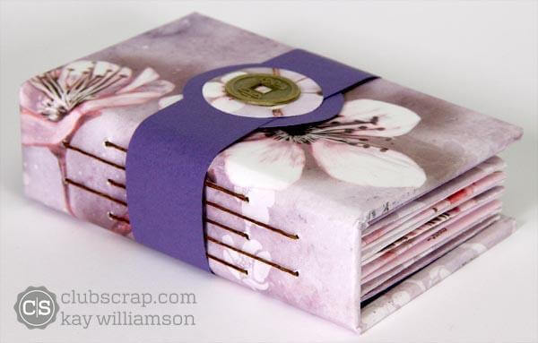 Cherry Blossoms Folded Pocket Book
