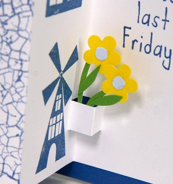 Interactive Pull & Pop-Up Delft Greeting Card Tutorial