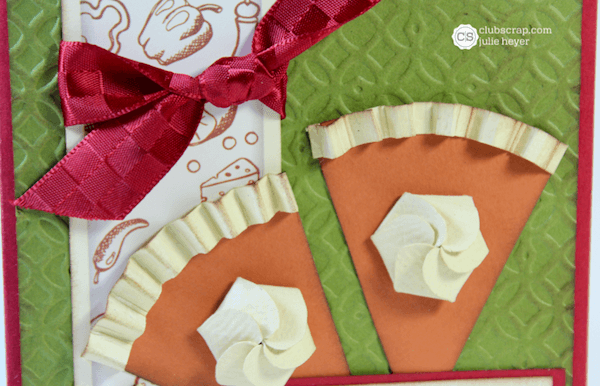 Paper Pumpkin Pie - A tasty Trattoria treat!