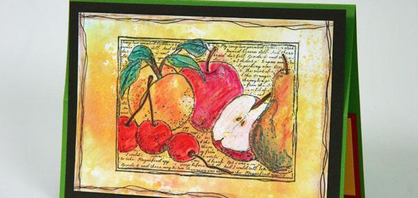 Greetings to Go Guest Artist--Orchard cards by the dozen.