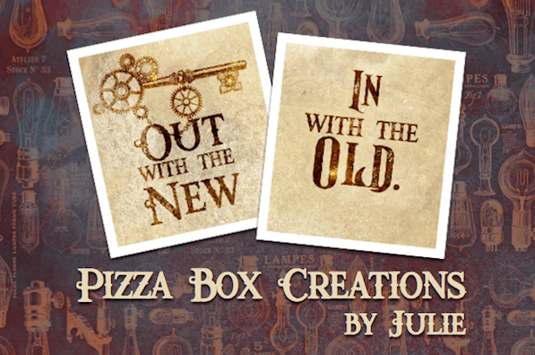 Pizza Box Creations by Julie -- Thrifty Thursday