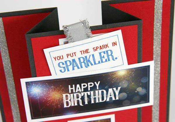 Firecracker Card Kit - Put the spark in sparkle!