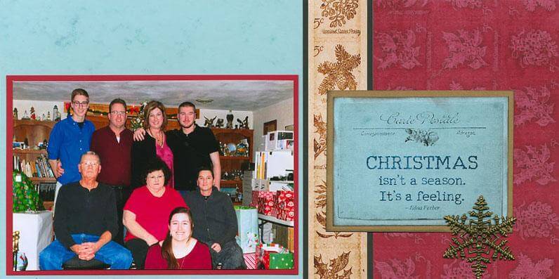 Holiday Mail page kit: How warm holiday memories are made.