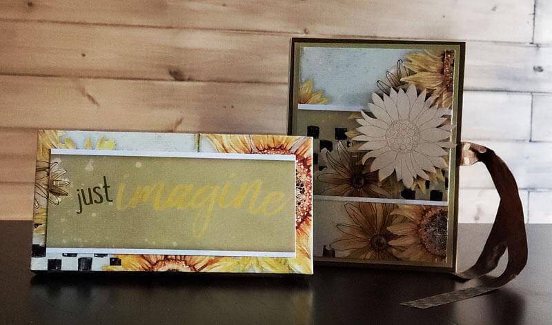 Make greeting card gifts with Sunflowers Remix.