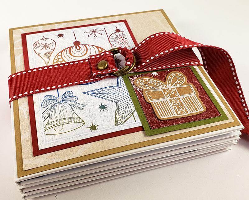 Memory-keeping with a Christmas Market Triple Folio Book