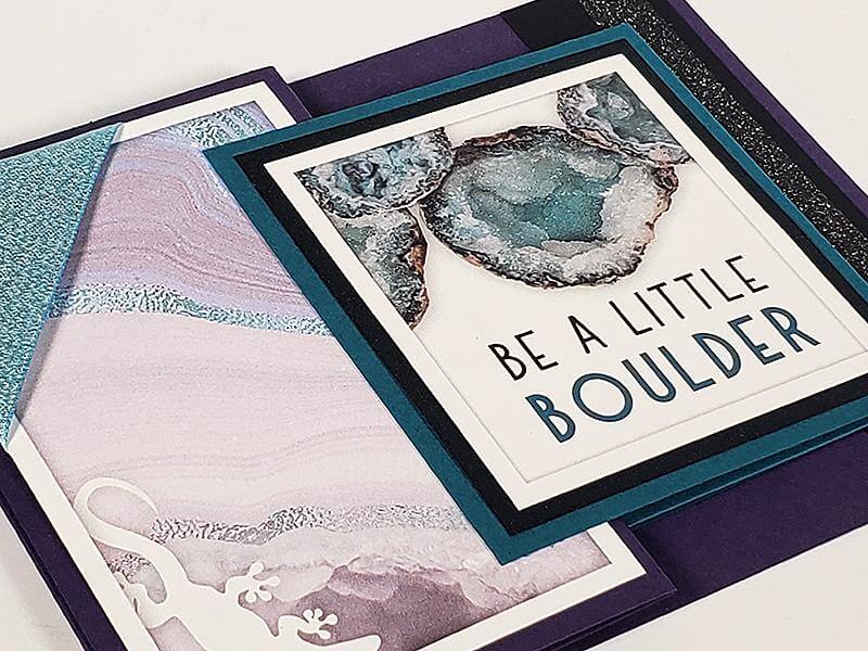 Geodes Cards - Be a little boulder in your cardmaking!