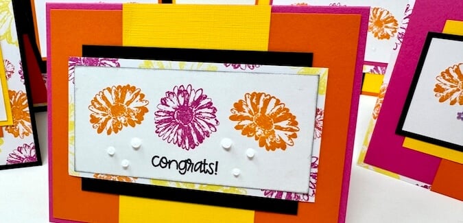 Make Bright Blooms cards with a clever sketch and formula!