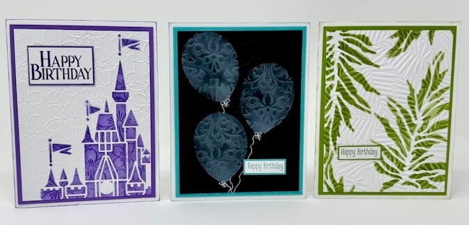 Embossing Folders and Stencils - Make gorgeous backgrounds!