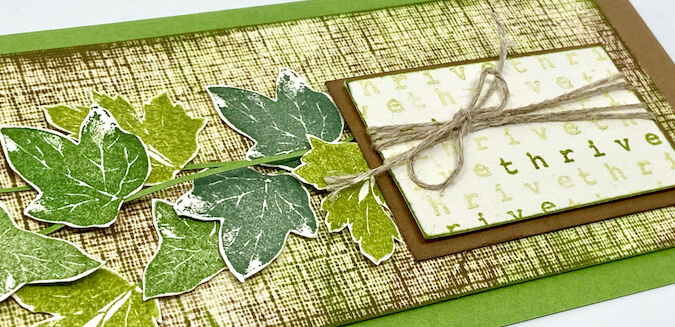 Flourish Stamps - Add gorgeous greenery to your cards.