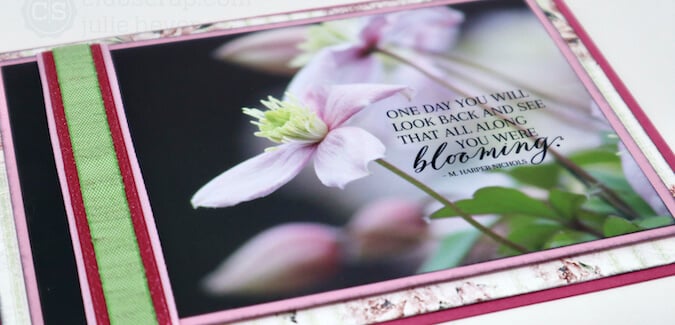 Peony Photo Card - A picture is worth a thousand words.