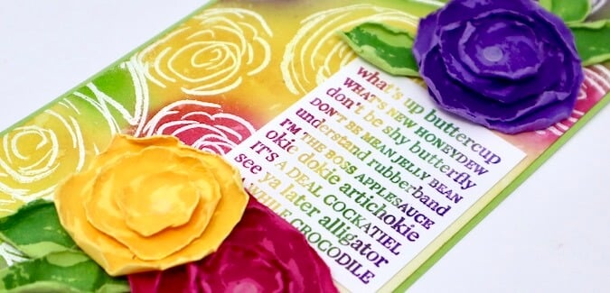 What's Up, Buttercup? Stamps - A plethora of perfect posies!