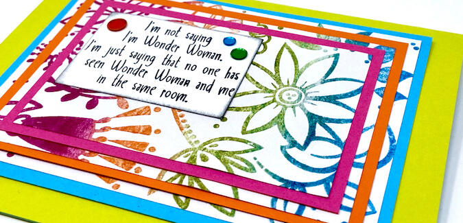 Whimsy Stamps - A rainbow of possibilities!