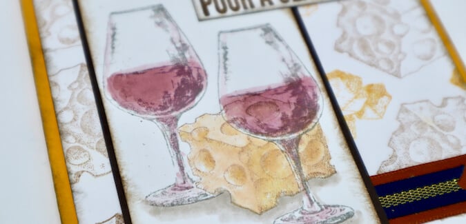 Wine Time and Say Cheese Stamps - The perfect pairing!
