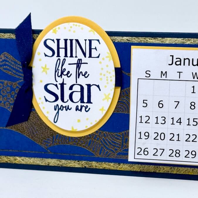 Learn to make a Starry Night calendar.