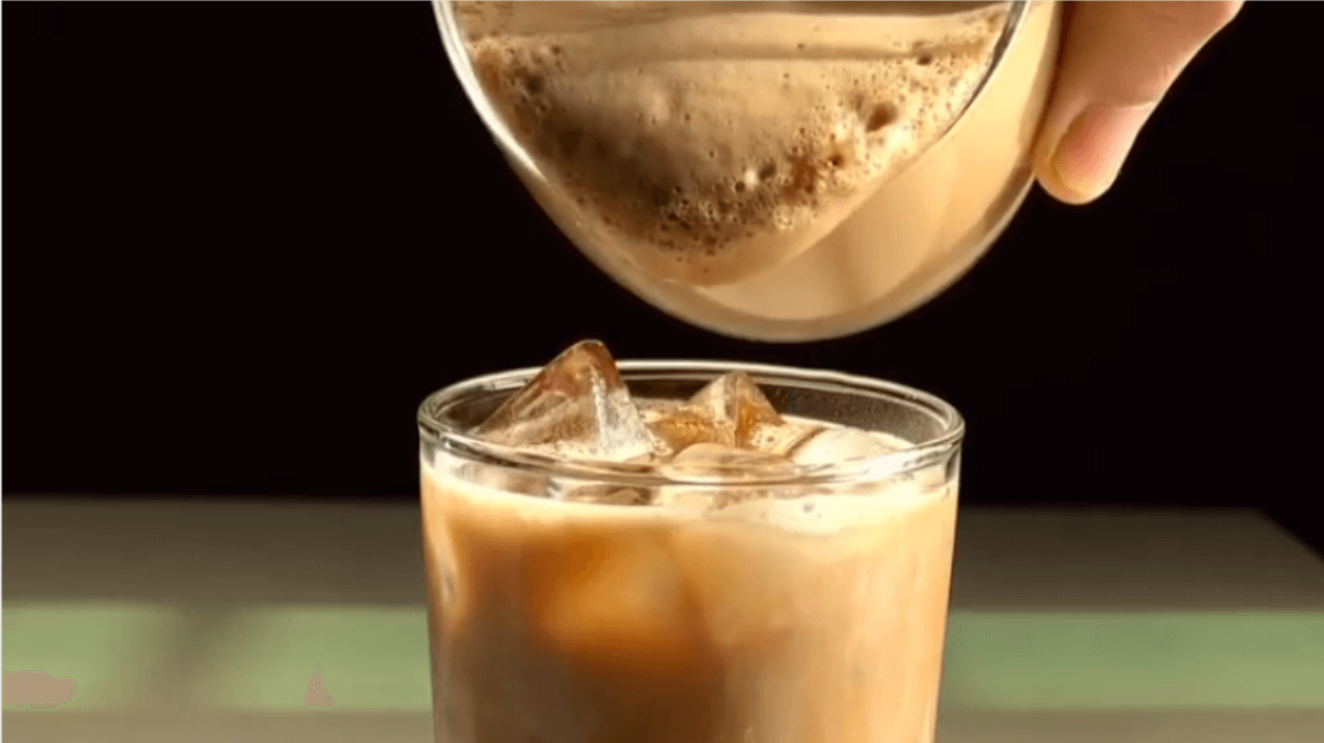 How to make Iced Latte with Coffee Cream