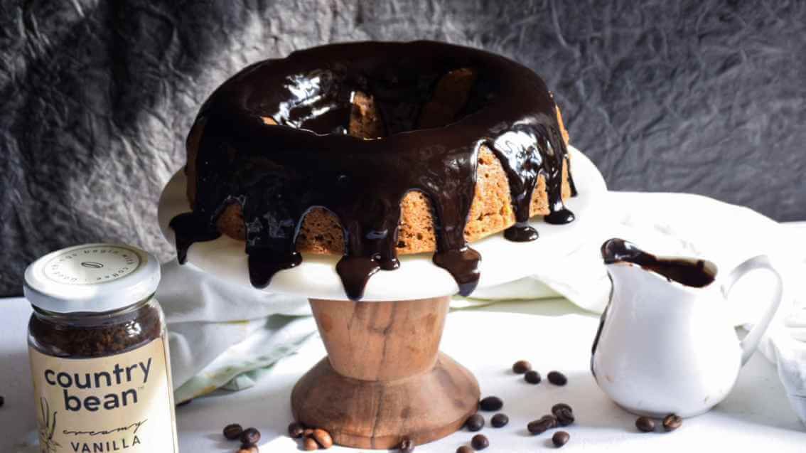 Coffee bundt cake- a slice of heaven