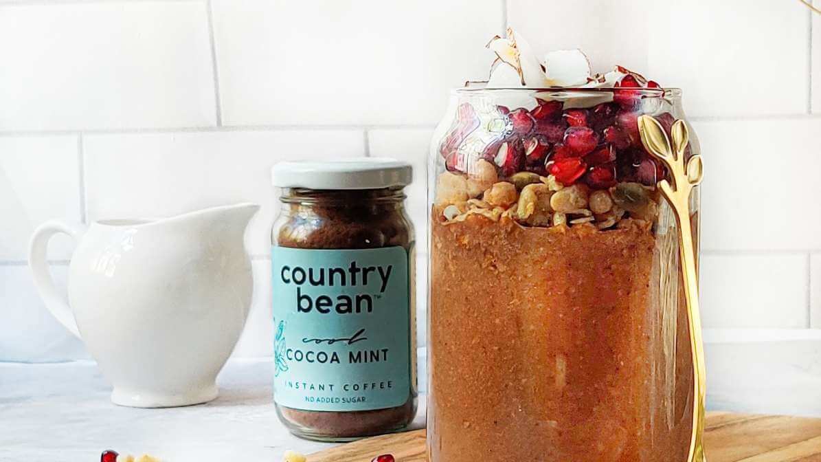 Breakfast of champions: coffee infused smoothie