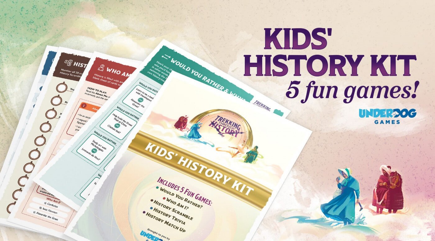 History Games for Kids in Our Kids' History Kit