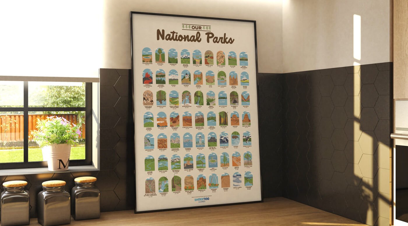 This Printable List of National Parks Doubles as a Poster