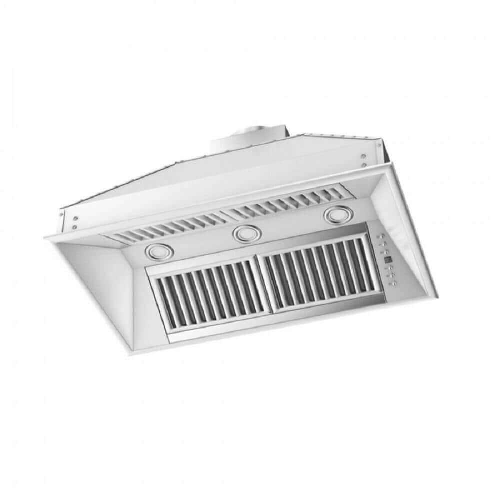 ZLINE range hood insert on a white background
