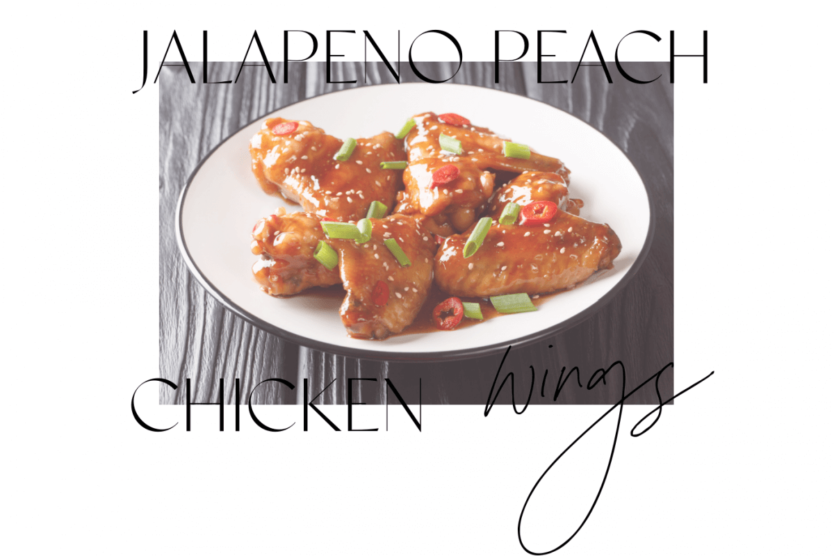 Jalapeno Peach Chicken Wings