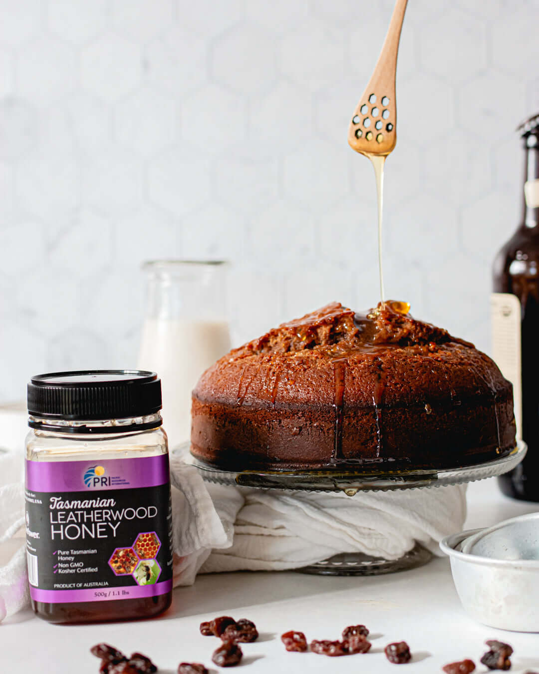 Irish Porter Cake with Tasmanian Leatherwood Honey