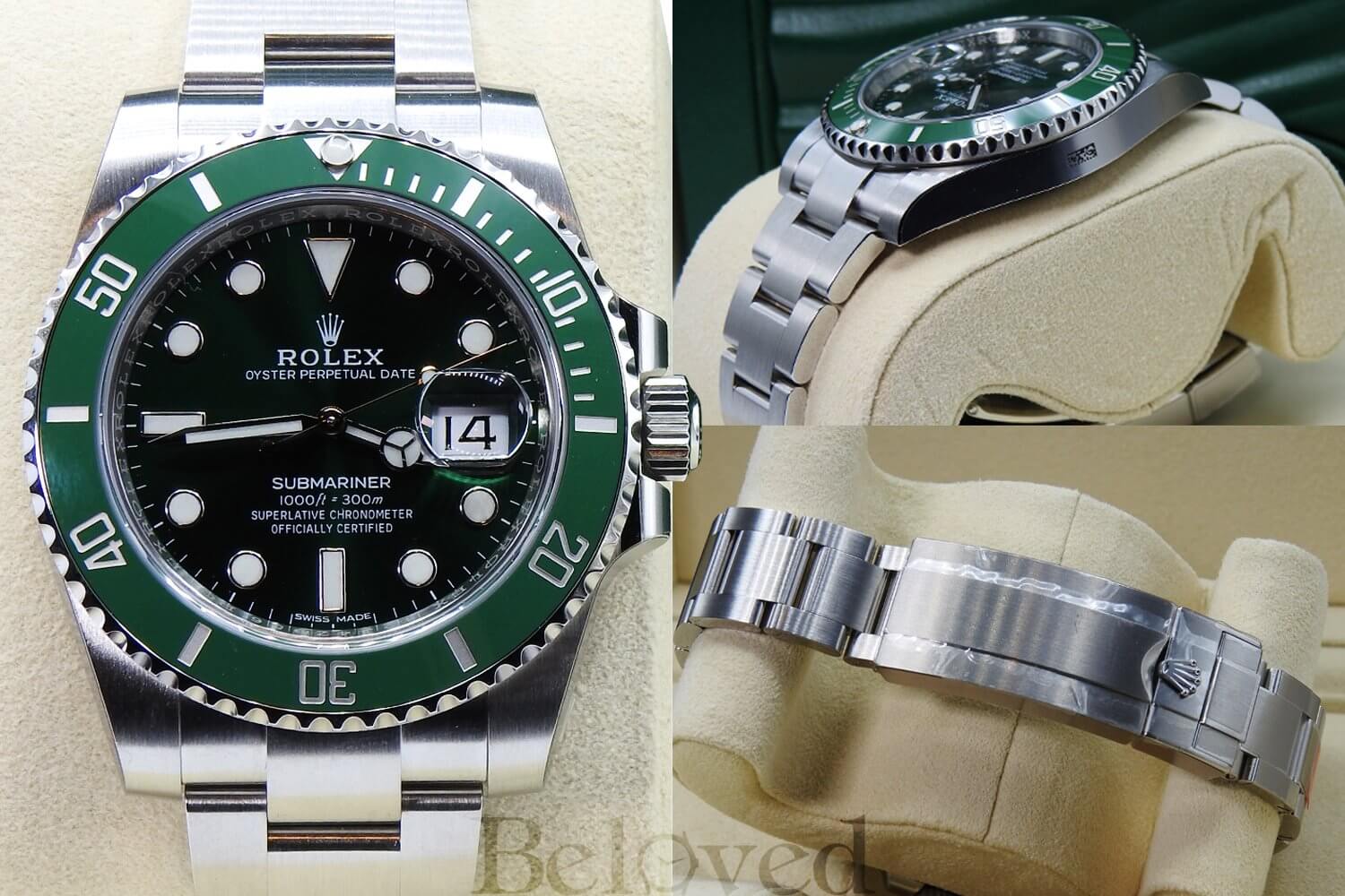 Rolex Submariner Date 116610LV Unworn Hulk Full Stickers