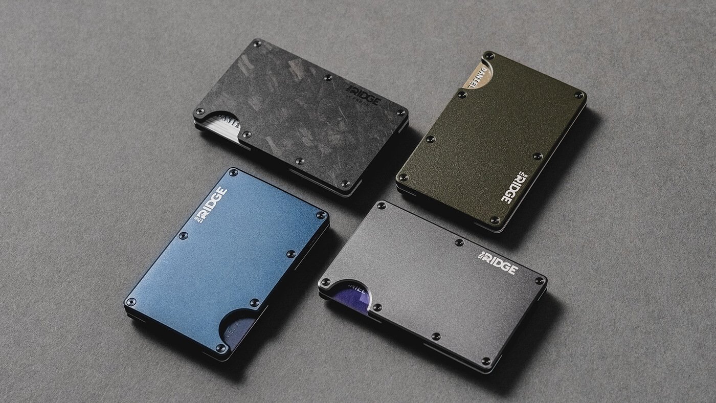 Slim & Durable Cobalt Titanium Wallet