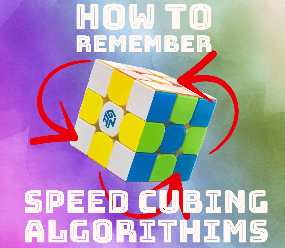 How to Remember Speed Cubing Algorithms