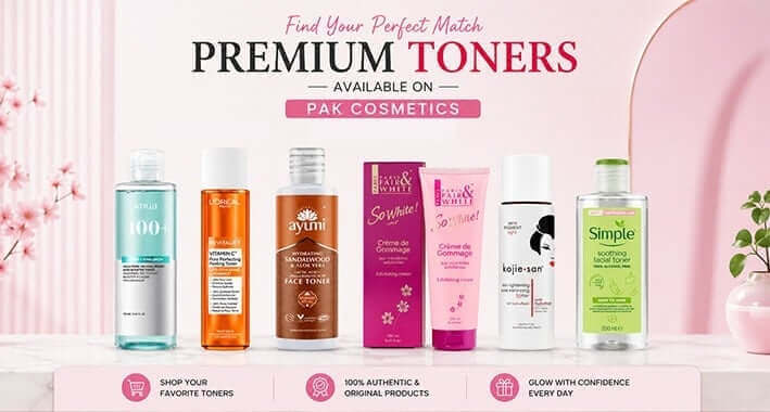 Facial toner benefits and skincare products at Pak Cosmetics