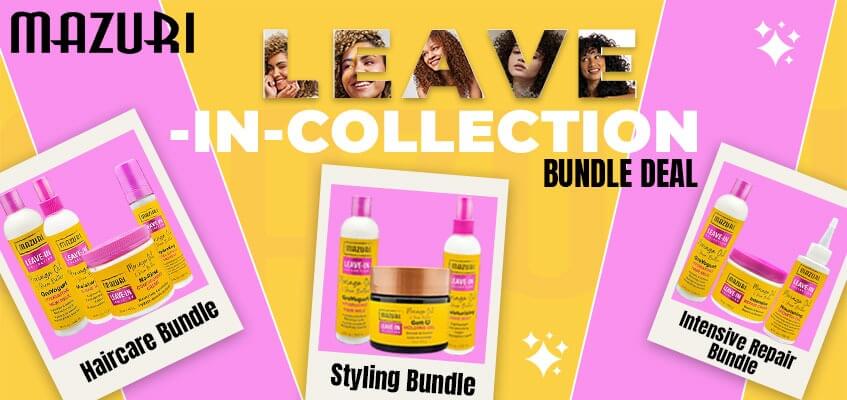 Mazuri Leave In Collection Bundles - Build Your Best Curly Hair Routine for Less