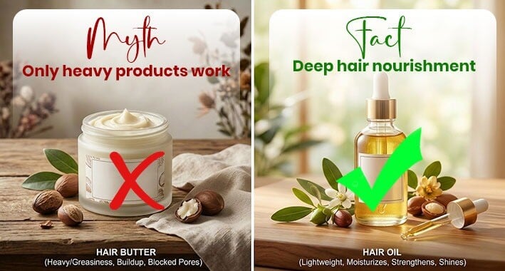 Curly hair moisturising routine with leave in conditioner and natural oils for afro hair