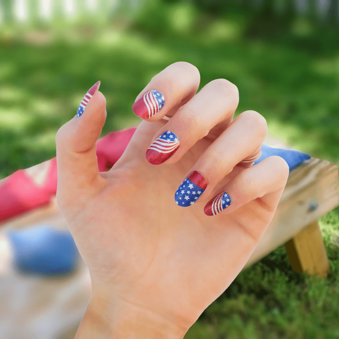 4th of July American Flag Nail Art Decals - Etsy