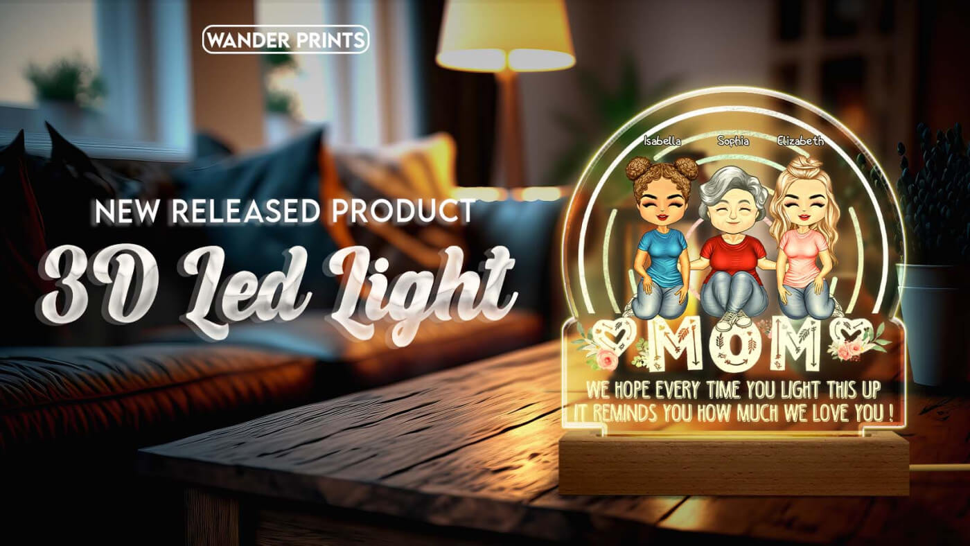 3D Led Light - New Released Gift Will Light Up Your Memories